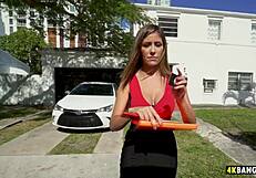 Alexa Vega's innocent look contrasts with her experience in a van encounter