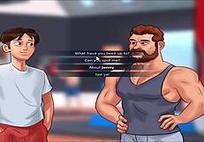 Summer time saga unc part 13 - Hentai video game with dating simulation