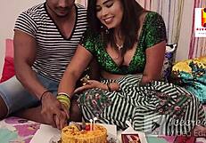 Indian Mature BBW Lady Bangs Handsome Boyfriend