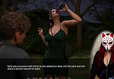Kate Flashes Skirt in Public for Rough Outdoor Play