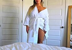 Step Mom Latina Milf Teases Step Son with Sexy Try-On Haul