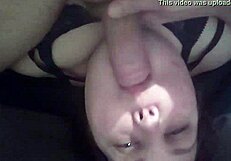 Big beautiful woman gives blow job to big cock