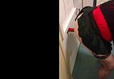 This is a compilation of cumshots and anal sex with an amateur crossdresser