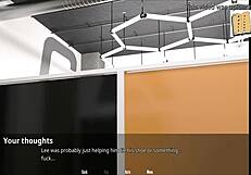 3D adult animated shower time with Tia's big ass and hard cock