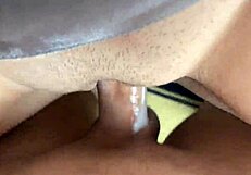 Close up and personal with a latex gloved pussy lover