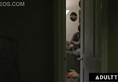Lesbians watch and participate in a hot 3some