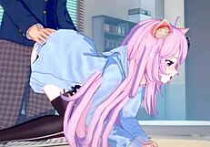 Nyanners in all her glory: a visual treat of an anime streamer