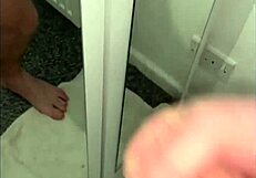 Outdoor and indoor scenes of squirting and cumming