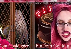Findom and fetish BDSM with an addicted sissy slave