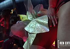 Dominant Jamie and Victoria guide Luna Luxx in BDSM