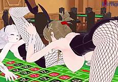 Intense lesbian scenes in Super Robot Wars Alpha & V
