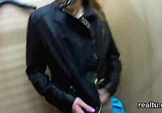 Attractive czech teen 18+ seduced and screwed pov at hypermarket