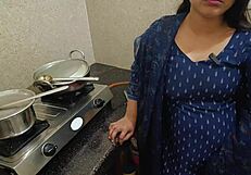 18-Year-Old Maid Screams in Painful First Anal with Boyfriend, Sucking Deep in Hindi Audio