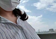 Married woman's outdoor solo pleasure ends in explosive squirting orgasm