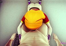3D animated Dragon Ball hentai with POV elements