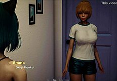 Big tits blonde falls for the guy who used to bully her in this visual novel