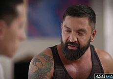 Stepdad and stepson in hot gay action for your pleasure