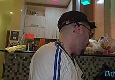 A night of movies in the living room becomes a wild interracial gang bang with a lot of oral sex and anal sex