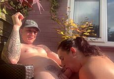 British housewife MILF in hot action in this European porn video