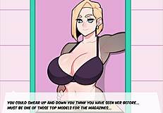 Hentai creampie parody game with 2D anime and cartoon characters