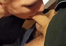 Get on your knees and suck my cock bitch