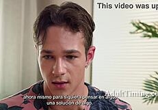 3 woman fuck one man with big dick in European porn video