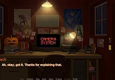Hentai game with horror FNAF theme and spanking