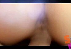Beautiful woman experiences double orgasm with strong member