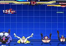 Mugen and Kuromaru face off against Arcana Heart in this anime porn
