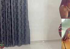 Asian step-sis goes wild with strap-on for big black cock