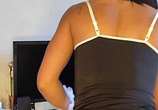 Slutty maid gets dirty in this reality porn video