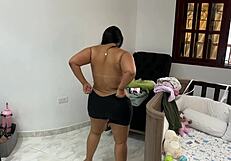 Hot and steamy homemade video of a wife waiting for me in the bedroom