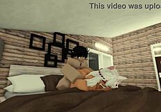 I make love to my girlfriend in different Roblox positions
