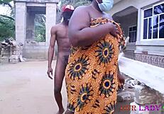 bbw african woman slammed hard by bbc outdoors wow