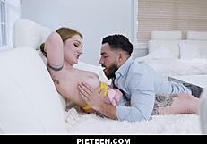 Aria kai's tight pussy gets pounded by her boyfriend