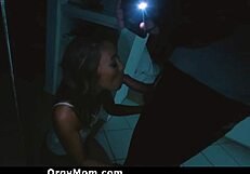 Stepmother gives lucky guy the best orgasm ever