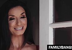 Caught on camera: steamy babysitter threesome with Aidra Fox
