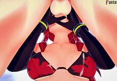 Yoko Litner's steamy scene in Tengen Toppa Gurren Lagann