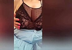 I wanted to show off my big boobs and perfect body in a homemade video