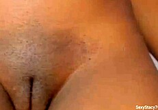 Big ass teen masturbates with pink toy and water