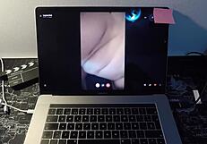 Hot Spanish webcam girl Leyva's big tits and ass