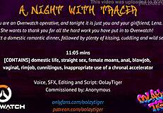 Tracer's erotic audio play: a night to remember