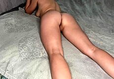 She is excited and she is fingering herself