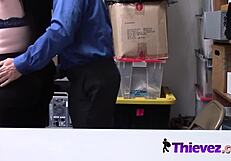 Big dick investigators bang blonde babe hard