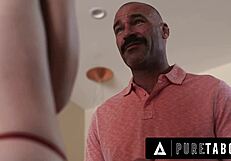Pure Taboo strict stepdad disciplines slutty stepbae Khloe Kingsley with tough lesson