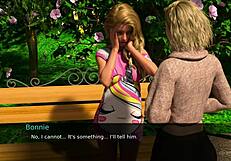 Hazel's big tits and 3D game make it hot
