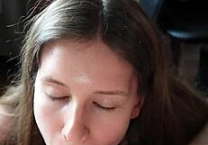 Petite girl next door gets a wet and wild ride