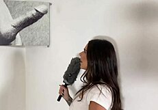 Tattooed MILF gets her mouth filled with cum