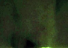 A slutty woman giving a blowjob to a man