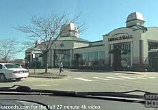 yo, barely 18 skinny blonde masturbating risky in public car!